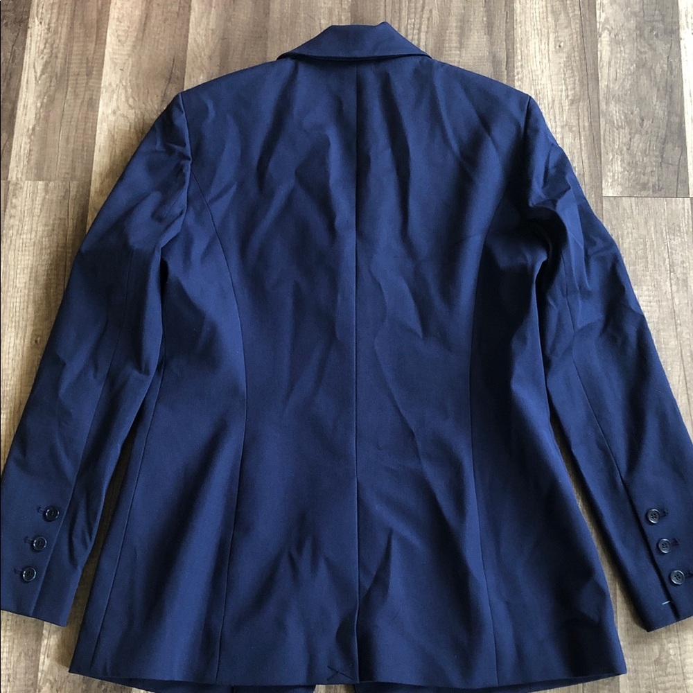 Rachel Roy Navy Blue Shoulder Padded Blazer 14 NEW - Picture 6 of 8